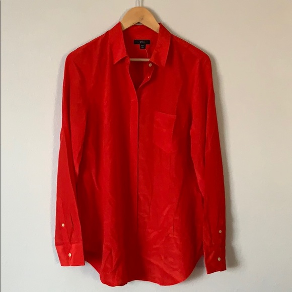 J. Crew Tops - J. Crew 100% Silk Shirt